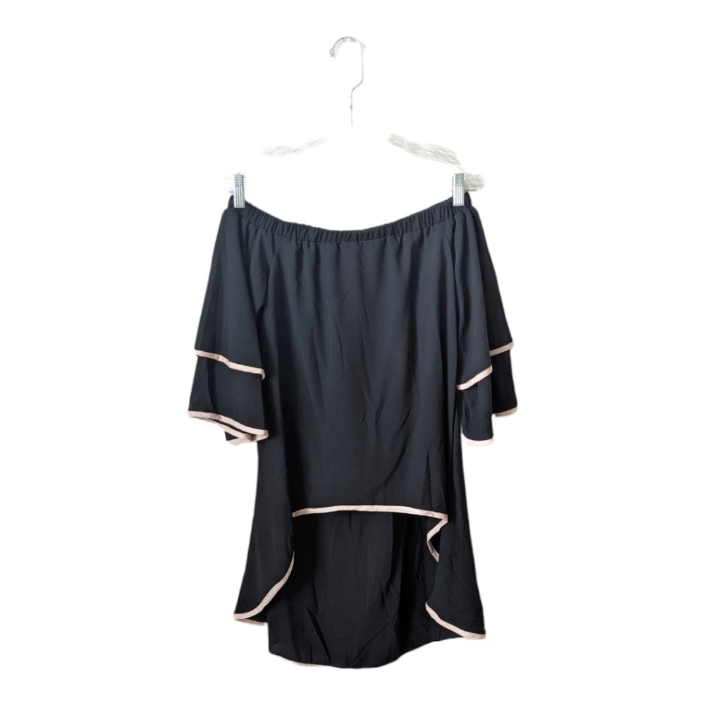 tunic trimmed top m